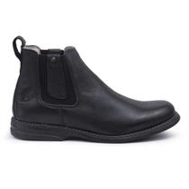 Bota Chelsea Masculina Couro Elástico Cano Curto Confortável Bota Chelsea Masculina Couro Elástico Cano Curto Confortável