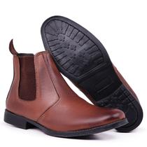 Bota Chelsea Masculina Couro Legítimo Boots Botina Leve Macia Bota Chelsea Masculina Couro Legítimo Boots Botina Leve Macia