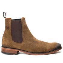 Bota Chelsea Masculina em Camurça Estilo Italiana - Look Stock