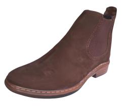 Bota Chelsea Masculina Em Couro Botina Casual Social Country Cor Marrom Solado PU Costurado R 3461