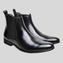 Bota Chelsea Masculina em Couro Elegante Clássica Atemporal Bota Chelsea Masculina em Couro Elegante Clássica Atemporal