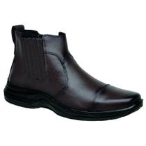 Bota Chelsea Masculina Social Em Couro San Lorenzo 7020