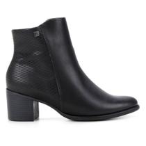 Bota Chelsea Ramarim Salto Médio Bico Redondo Feminina