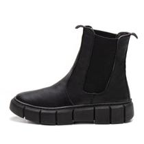 Bota Chelsea Tratorada Couro Difranca - Julia - Black