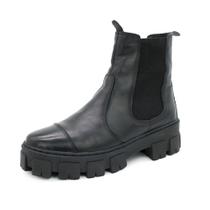 Bota Chelsea Tratorada Feminina Couro Plataforma Confortavel Dia a Dia Bota Chelsea Tratorada Feminina Couro Plataforma Confortavel Dia a Dia