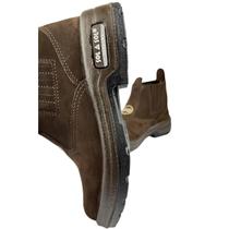 Bota Chocolate Nobuck Cano Curto Estilo Casual Elegante Bota Chocolate Nobuck Cano Curto Estilo Casual Elegante