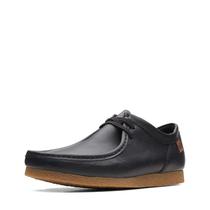 Bota Chukka Clarks Collections Shacre II Run masculina de couro preto Bota Chukka Clarks Collections Shacre II Run masculina de couro preto