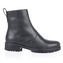 Bota Classico Coturno Feminina Couro Legítimo Moda Inverno