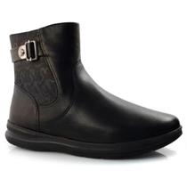 Bota Comfort Flex Cano Curto Feminina Preta Bota Comfort Flex Cano Curto Feminina Preta