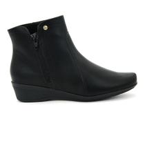 Bota Comfortflex 2474301 Salto Grosso Conforto Feminino