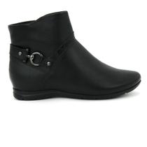 Bota Comfortflex 2591303 Salto Grosso Conforto Feminino Bota Comfortflex 2591303 Salto Grosso Conforto Feminino