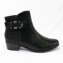 Bota Comfortflex Ankle Feminino - Preto