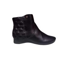 Bota comfortflex cano curto ref:91301 feminino