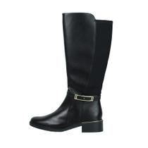 Bota Comfortflex Cano Longo Fivela Metalica Ziper Bota Comfortflex Cano Longo Fivela Metalica Ziper