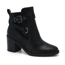 Bota Comfortflex Feminina Confortável Cano Médio Macia Fechamento Zíper PRETO-PRETO 36 Bota Comfortflex Feminina Confortável Cano Médio Macia Fechamento Zíper PRETO-PRETO 36