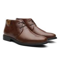 Bota Conforto Couro & Terra Confort Prime Tabaco