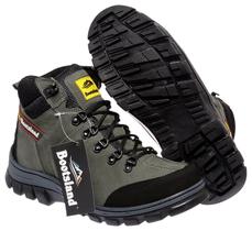 Bota Coturno Adventure Bootsland Masculina Em Couro Trilha!