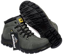 Bota Coturno Adventure Bootsland Masculino Confort em Couro