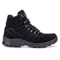 Bota Coturno Adventure Cano Curto Couro Bovino Nobuck