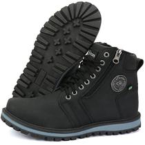 Bota Coturno Adventure Casual Cano Médio com Zíper Lateral - Ferraretto