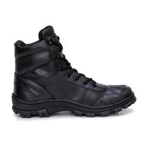 Bota Coturno Adventure Couro Masculino Motoqueiro Motociclista Sola Borracha Protetor Marcha CMR - CMR Shoes