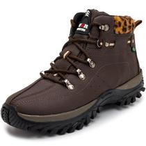 Bota Coturno Adventure Feminina Cano Curto Trilha Super Conforto