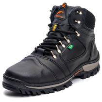 Bota Coturno Adventure Frontinni Cano Medio Detalhe Recortes e Sola Tratorada