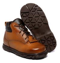 Bota Coturno Adventure Infantil Latego Whisky Com Franja-Caminhos da Roça