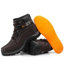 Bota Coturno Adventure Masculina Palmilha Gel Confort Café Bota Coturno Adventure Masculina Palmilha Gel Confort Café