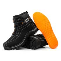 Bota Coturno Adventure Masculina Palmilha Gel Confort Preto Bota Coturno Adventure Masculina Palmilha Gel Confort Preto