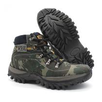 Bota Coturno Adventure Masculina Para Trilha Conforto Reforçada