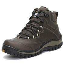 Bota Coturno Adventure Masculino Couro Palmilha Gel 1903 premium C.A