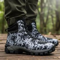 Bota Coturno Adventure Masculino Militar Impermeável Tratorado Confortável Resistente e Conforto