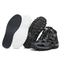 Bota Coturno Adventure masculino Trilha Caminhada Palmilha Gel Bota Coturno Adventure masculino Trilha Caminhada Palmilha Gel