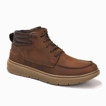 Bota Coturno Anatomic Gel Em Couro Masculino Bota Coturno Anatomic Gel Em Couro Masculino