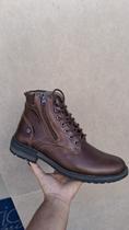 Bota Coturno Belloboy em couro Ossil Tabaco/Camurca Café Ref.: 4204CR Bota Coturno Belloboy em couro Ossil Tabaco/Camurca Café Ref.: 4204CR