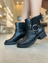 Bota Coturno Biker Preta Aurora Bota Coturno Biker Preta Aurora