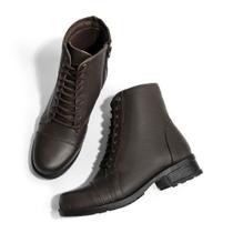 Bota Coturno Botina Feminina com Zíper Confort Moda C0ur0 Legitimo 9600