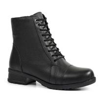 Bota Coturno Botina Feminina com Zíper Confort Moda C0ur0 Legitimo 9600