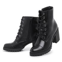 Bota Coturno Botinha Feminino Cano Médio (JO650)