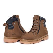Bota Coturno Cano Alto Masculina Trilha Trabalho Zíper Castor Bota Coturno Cano Alto Masculina Trilha Trabalho Zíper Castor