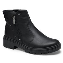 Bota Coturno Cano Baixo Com Ziper Tratorada Dakota G9572