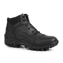 Bota Coturno Cano Curto Casual Eco Canyon com Cadarço e Sola Borracha Robusta