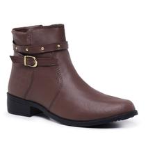 Bota Coturno Cano Curto Gmm Shoes Básico Feminino