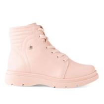 Bota Coturno Cano Curto Infantil Pink Cats Classica V5061