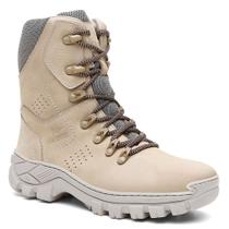 Bota Coturno Cano Longo Adventure Masculino Em Couro Trekking Camping Atividade Ar Livre Athenas - Jataí Sports