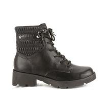 Bota Coturno Cano Médio Feminina Mississipi Tratorada Cadarço Conforto