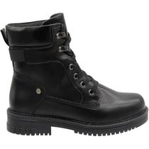 Bota Coturno Cano Médio Mooncity Tratorada Feminina