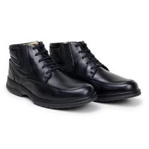 Bota Coturno Capiau 50601 Anatomic Confort Gel Flex Preto