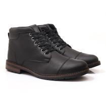 Bota Coturno Casual Amanda Block Confortável com Cadarço e Costura Reforçada